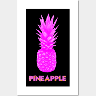 Fruit Identity Pink Pineapple Posters and Art